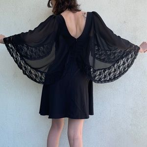 Witchy goth moon and stars dress